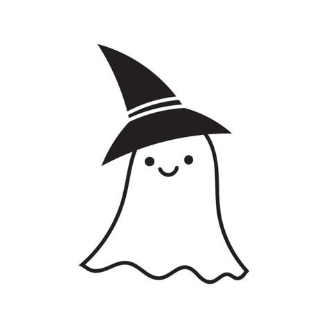 Ghost With Witch Hat, Add Me, Halloween Ghost, My Design, Witch Hat, Design Portfolio, Halloween Ghosts, Thank You So Much, Ghost