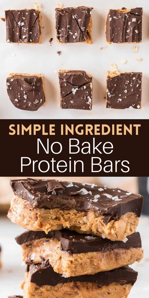 Homemade protein bars are one of my favorite healthy snacks to keep on hand in the freezer. They are easy to make, full of healthy fats and protein, and most importantly they taste amazing! Homemade Protein Desserts, Protein Bars With Oats, Easy Protein Bars 3 Ingredients, Homemade Protein Bars For Kids, Protein Bars For Diabetics, High Protein Homemade Bars, Diy Protein Bars Easy, High Protein Breakfast Bars Recipes, Protein Freezer Snacks