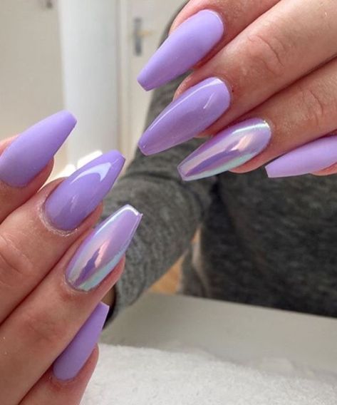 ✞THEmeanestWITCH✞ Lilac Nails, Fall Nail Art Designs, Lavender Nails, Nails Colors, Ballerina Nails, Fall Nail Art, Acrylic Nails Coffin, Holographic Nails, Nailed It