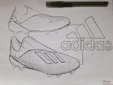 #instagram #adidas #football #shoe #industrialDesign #design #lit Football Boots Drawing, Football Shoes Drawing, Football Drawing Sketches, Football Art Illustration, Football Art Drawing, Football Sketch, Football Drawings, Identity Artwork, Stick Men Drawings