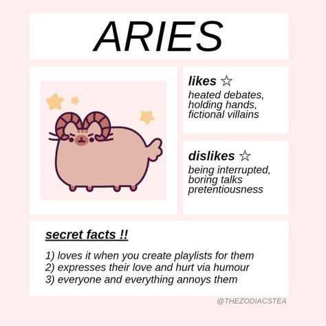 astrology memes ✨ on Instagram: “(1/2) ever seen anything so cute before tho??? no?? ur right! check your sun, moon, venus and mars!!! (also: credits to @pusheen for the…” Aries Memes Funny, Aries Wallpaper, Aries Funny, Arte Aries, Aries Women, Aries Aesthetic, Aries Quotes, Women Facts, Aries Zodiac Facts