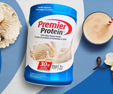 Vanilla Milkshake Protein Powder | Premier Protein Premier Powder Protein Recipes, Premier Protein Powder Shake Recipes Vanilla, Vanilla Premier Protein Powder Recipes, Premier Protein Powder Recipes, Vanilla Protein Recipes, Premier Protein Powder, Vanilla Shake Recipes, Protein Powder Recipes Shakes, Vanilla Smoothie Recipes