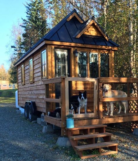 Enclosed Porch, Tiny House Nation, Tiny House Loft, Tiny House Inspiration, Tiny House Listings, Tiny House Decor, Tiny House Movement, Tiny Houses For Sale, Tiny House Interior