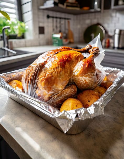 Hands down, best way to ever make turkey! Wish I knew about this technique sooner! Turkey Oven, Roasting A Turkey, Cooking The Perfect Turkey, Turkey In A Bag, The Perfect Turkey, Buttery Mashed Potatoes, Autumn Handmade, Fresh Turkey, Herb Stuffing