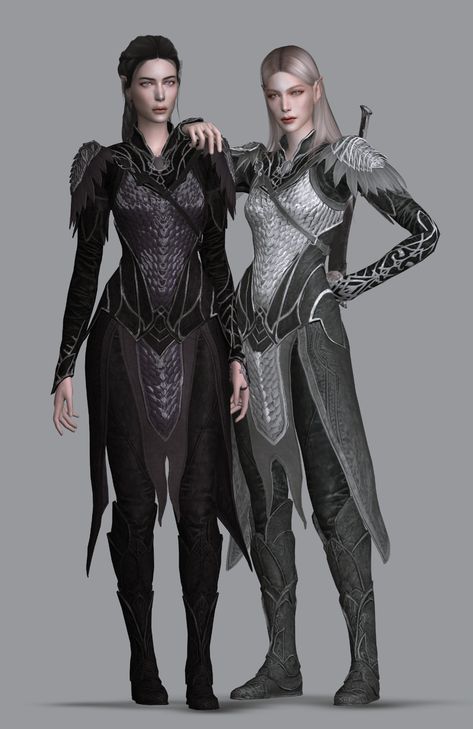 Eltariel | plazasims on Patreon Elven Clothing, Sims Medieval, Medieval Clothes, Pelo Sims, Female Armor, Elf Clothes, Sims 4 Dresses, Sims 4 Characters, Sims4 Clothes