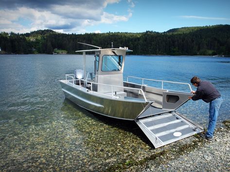 Landing Craft Boat, Aluminum Boats, Center Console Fishing Boats, Utility Boat, Flat Bottom Boats, 20 Number, Small Fishing Boats, Aluminum Fishing Boats, Working Boat