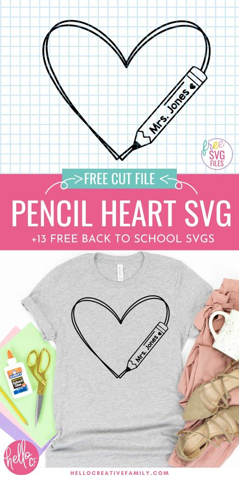 Teacher Clipboard Vinyl Svg Free, School Svg Free, Teaching Is A Work Of Heart Svg Free, Teach Love Inspire Svg Free, Drawn Heart, Teacher Life Svg, Heart Font, Back To School Svg, School Buses