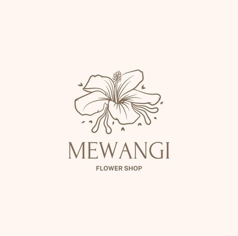 #logodesign #monogram #creativestudio #branding #branddesign #logo Hibiscus Logo Design, Hibiscus Flower Logo, Juice Cart, Flower Shop Branding, Flower Line Art, Florist Logo, Spa Logo, Shop Branding, Stylish Logo