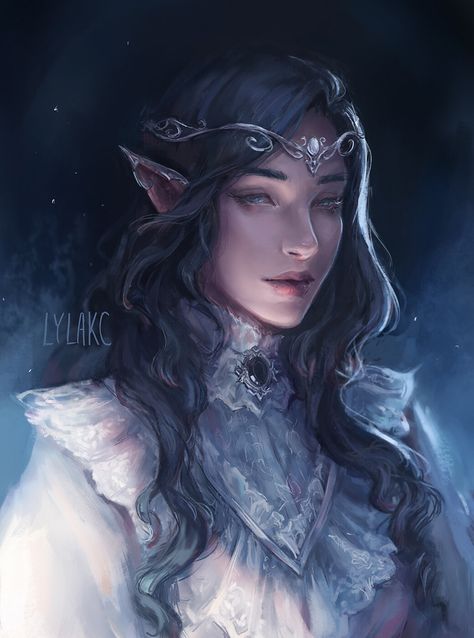 Moon Elf, Minecraft Pictures, Elves Fantasy, Elf Art, High Elf, Realistic Art, Dnd Characters, Hair Art, Fantasy Artwork