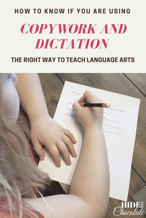 If you are a #CharlotteMason #homeschooler, then chances are the words #copywork and #dictation have come up repeatedly in #homeschool discussions. What are copywork and dictation and how do you do if you are doing them in the correct way? #bravewriterlifestyle #homeschooling via @hidethechocolate Free Copywork, Homeschool Copywork, Writer Lifestyle, Homeschool Literature, Homeschool Styles, Elementary Language Arts Activities, Brave Writer, Homeschool Advice, Morning Basket