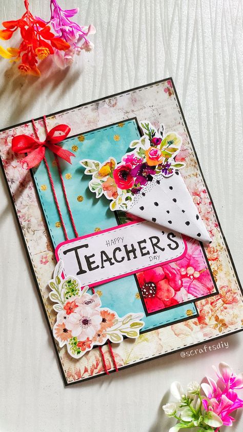 Teacher's Day Greeting Card Ideas Funny, Happy Teacher Day Card Design, Teacher Day Card Ideas, Teachers Day Card Design, Handmade Teachers Day Cards, Teacher's Day Card Ideas, Teacher Birthday Card, Greeting Cards For Teachers, Handmade Invitation Cards