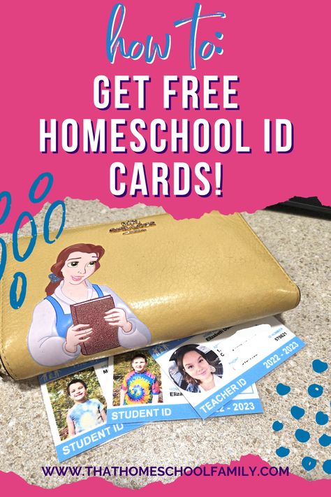 Making your own homeschool id cards allows you to take advantage of so many benefits like homeschool discounts, reduced pricing at special events, and more! Homeschool Id Cards Free Printable, Homeschool Teacher Id Card, Homeschool Discounts, Start Homeschooling, Homeschool Family, Classroom Idea, Homeschool Teacher, Homeschool Education, School Learning