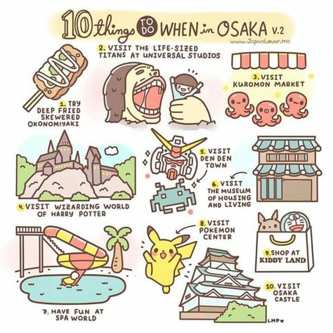 Things To Do In Osaka, Japan Holidays, Japan Destinations, Japanese Travel, Japan Itinerary, Japan Vacation, Japan Travel Tips, Universal Studios Japan, Go To Japan