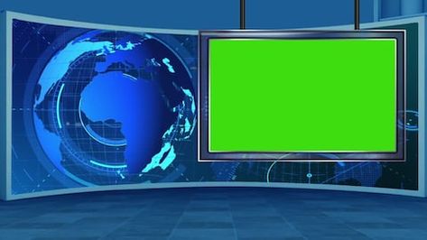 Similar Stock Videos of News TV Studio Set - Virtual Green Screen - 17445556 | Shutterstock Newscasting Background, Croma Key Video, Green Screen Images, Free Green Screen Backgrounds, Funny Vines Youtube, News Broadcast, Tv Studio, Free Green Screen, Episode Backgrounds