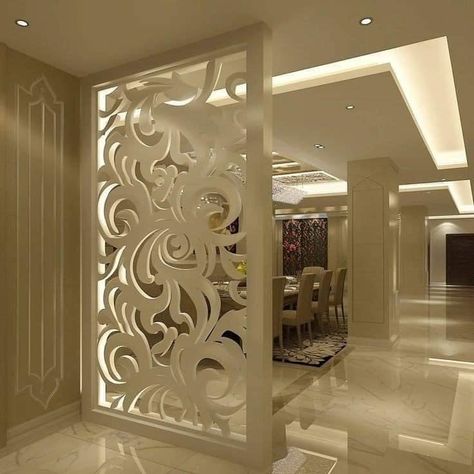 Custom Wall Design, French Living Room Design, Partition Designs, Wall Partition Design, Modern Apartment Living Room, Dental Office Design Interiors, House Interior Design Styles, Interior Design Your Home, Makeover Bedroom