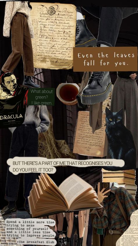 dark academia Chaotic Academia Moodboard, Darker Academia, Dark Academia Lockscreen, Dark Academia Pfp, Academia Moodboard, Collages Wallpaper, Dark Academia School, Chaotic Academia, Bela Lugosi