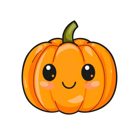 Halloween Drawing For Kids Easy, Cute Pumpkin Illustration, Pumpkin Cute Drawing, Pumkin Drawing Cartoon, Cute Fall Animals, Fall Animation, Cute Pumpkin Drawing, Pumpkins Drawing, Pumpkin Drawings