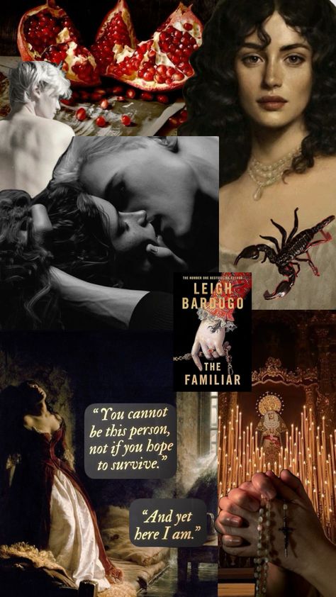 Mood board for The Familiar by Leigh Bardugo #bookstagram #thefamiliar #leighbardugo #luziacotado #fiction #historicalfiction #gothicromance #witchyvibes #spooky #booktok Trending Books, Gothic Romance, Currently Reading, Leigh Bardugo, Dark Romance Books, Book Sites, Top Books To Read, Top Books, Reading Journal