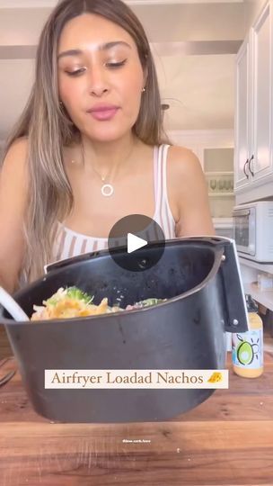 AIRFRYER LOADED NACHOS (low carb!!)

By lowcarblove 

This recipe is done in 20 mins with no mess! It comes out perfect every time in the airfryer, but... | By Keto diet for everyone | I've lost over a00 pounds
eating low carb and this is how I make loaded nachos. So
instead of chips, I'm using raw broccoli and now I'm going to
spray with a little avocado oil. This is the one from
Chosen Freaks. A little salt and pepper. So I'm just
going to give this a nice little toss and now I'm
going to airfryer for 10 minutes at 400 degrees. Our
broccoli is nice and roasted. This is what you're looking
for. And now to make this a full meal I'm adding some
shredded rotisserie chicken but you can use your protein of
choice. And now some Mexican blend cheese. And now back in
the airfryer to get nice and Broccoli Nachos, Spray Cheese, Low Carb Nachos, Keto Brunch, Low Carb Love, Chicken Tomatoes, Chicken Broccoli Cheese, Chicken Sauce, Low Carb High Fat Diet