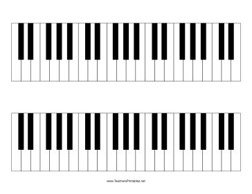 Musical Keyboard-Small Teachers Printables, free to download and print Bolo Musical, Music Theory Piano, Piano Forte, Musical Keyboard, Music Cakes, Music Classroom Decor, Musical Keyboards, Music Clipart, Kindergarten Art Projects