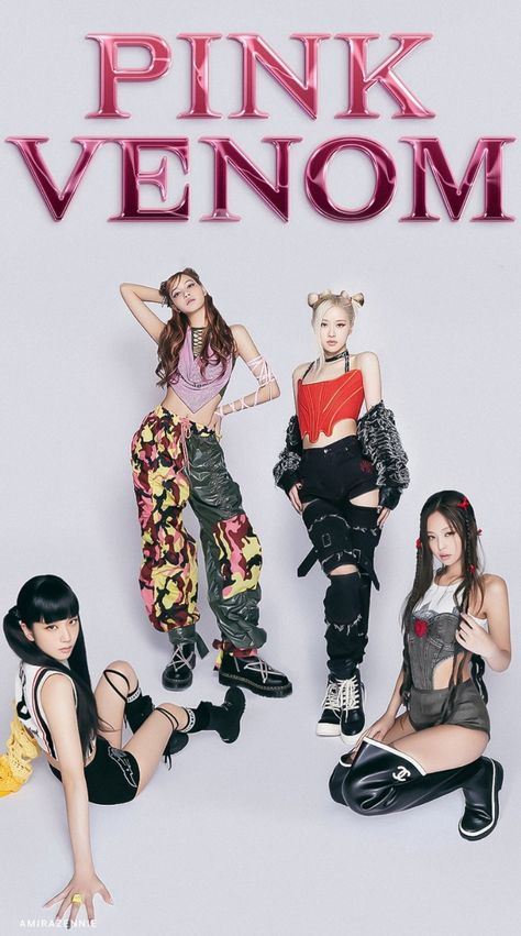 BLACKPINK PINK VENOM POSTER FOR YOUR ROOM'S WALL PINK VENOM BLACKPINK WALLPAPER D-1 POSTER #BLACKPINK #PINKVENOM Blackpink Pink Venom Poster, Pink Venom Poster, Venom Poster, Blackpink Pink Venom, Blackpink Pink, Blink Book, Black Pink Background, Poster Wallpaper, Iphone Wallpaper Sky