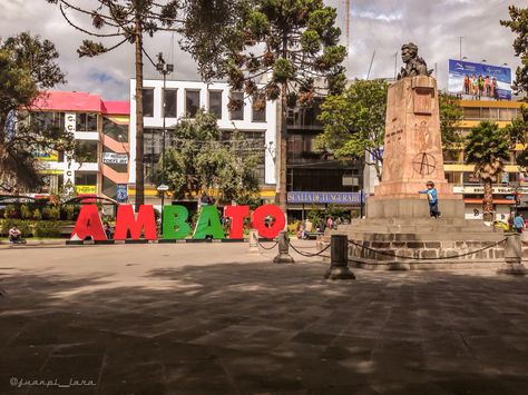 Recorriendo la hermosa ciudad de las flores y las frutas, Ambato, Tungurahua, Ecuador....!! Ecuador, Wonder