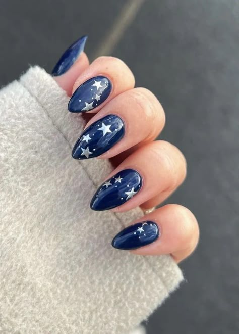 Swift Nails, Taylor Swift Nails, Midnights Taylor, Hoco Nails, Blue Nail Designs, July Nails, Prom Nails, Blue Nails, Eras Tour