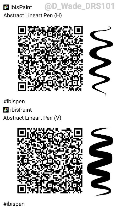 Lineart brush qr code qrcode ibispen ibispaint Edges Brush Ibis Paint, How To Import Brushes To Ibis Paint, Felt Tip Pen Ibis Paint, Ibis Paint Qr Code Brush Line Art, Ibis Paint Qr Code, Ibid Paint Qr Code Brush Lineart, Ibispaint Codes, Ibis Brush, Finance Accounting