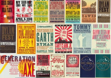 Ryman Hatch Show Prints | Olivia Management Hatch Print, Hatch Show Print, Chick Corea, Jason Isbell, Gavin Degraw, Secret Sisters, Cool Posters, Print Poster, First Night