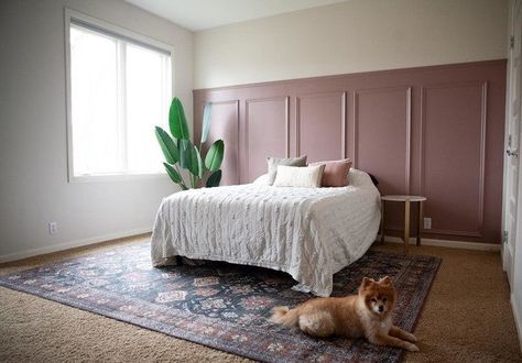 Mauve Bedroom, Dining Room Feature Wall, Sulking Room Pink, Pink Wardrobe, Bedroom Updates, Farrow And Ball Paint, Reels Video, Pink Bedrooms, Spare Bedroom