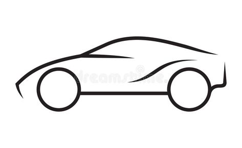 Car Doodle Art, Easy Car Painting, Car Simple Drawing, Car Drawing Simple, Car Outline Drawing, Car Easy Drawing, Car Line Drawing, Car Cartoon Cute, Car Doodles