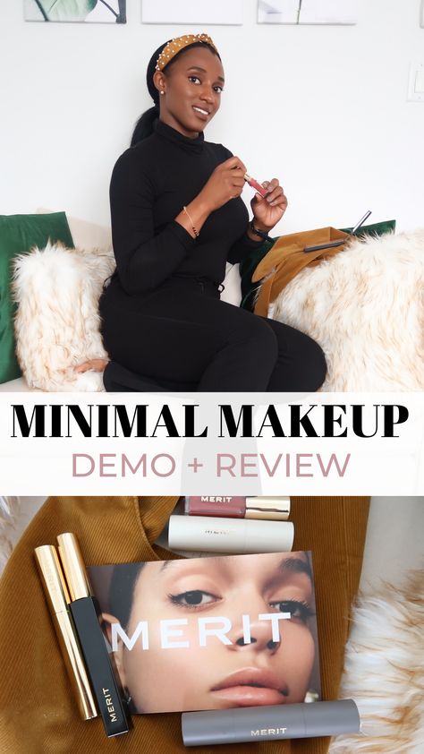 Get a skin-like finish with Merit Beauty. Here's a full review of Merit beauty products. #MeritBeauty #MinimalistMakeup #Makeup #FlawlessMakeup #SkinlikeMakeUp #BeautyTips #MakeUpTips Minimal Makeup Tutorial, Makeup Demo, Merit Beauty, Beauty Tutorial, Minimalist Makeup, Minimal Makeup, Flawless Makeup, Care Tips, Skin Care Tips