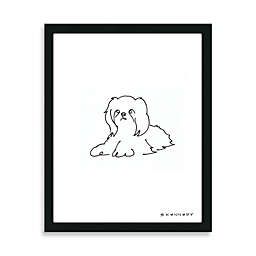 Fun Wall Decor, Dog Line Drawing, Perro Shih Tzu, Dog Outline, Dog Line, Drawing Frames, Cool Wall Decor, Shih Tzu Puppy, Shih Tzu Dog