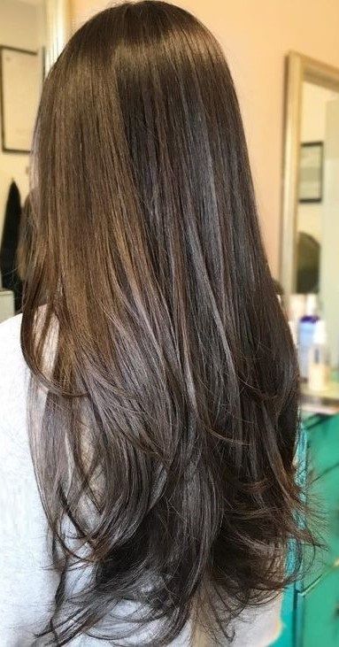 Long Hair Small Layers, Long Layers Haircut Brown Hair, Long Hair With Small Layers, Long Layers On Long Hair Straight, Long Brown Hair With Layers Face Framing Straight, Layers For Long Hair Brown, Soph Mosca Hair, Layers On Straight Hair Long, Light Long Layers