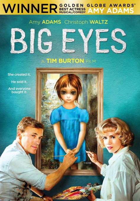 Big Eyes: Tim Burton Big Eyes Movie, Walter Keane, Big Eyes 2014, Danny Huston, Margaret Keane, Krysten Ritter, Christoph Waltz, Tim Burton Films, Septième Art