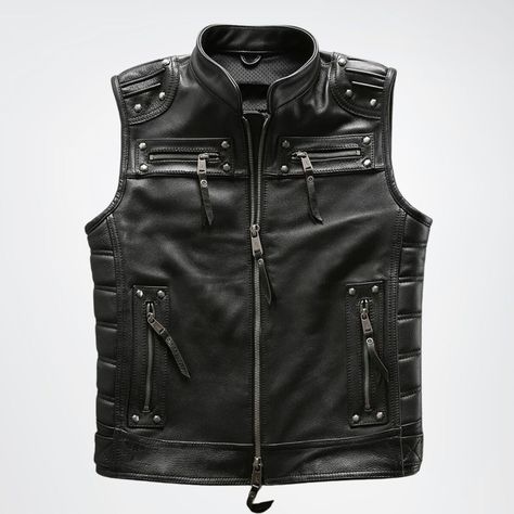 Check out Men;s Leather Vest | Mens Ribbed 100% Genuine Leather Biker Vest, the latest item I added on eBay! #eBay #eBaySeller https://ebay.us/rvGXPZ Goth Vest, Leather Vest Mens, Leather Biker Vest, Biker Vest, Vests Mens, Punk Goth, Leather Vest, Mens Leather, Brands Outlet