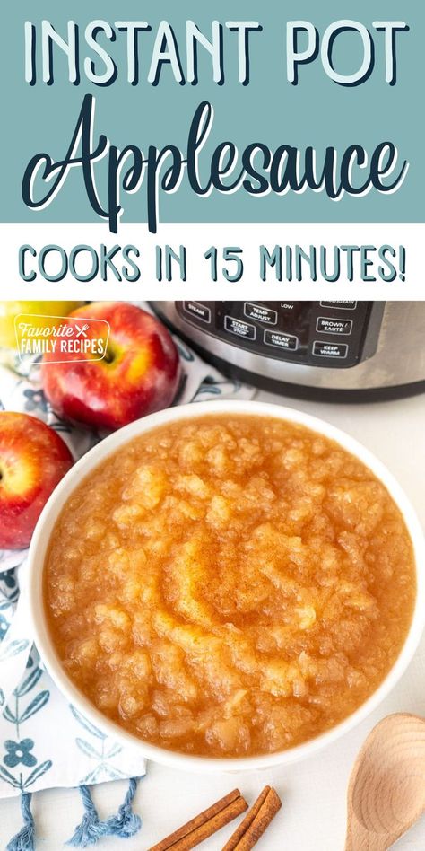 The ingredients to make this Instant Pot Applesauce recipe couldn’t be easier. All you need are apples, water, and a squeeze of lemon juice. That’s it! Sugar can be added for sweetness, but most apple varieties are plenty sweet without it. You can add other ingredients like cinnamon, nutmeg, cloves, etc., but we love this applesauce best as-is. Fresh Applesauce, Instant Pot Applesauce, Canned Applesauce, Homemade Applesauce Recipes, Apple Picking Season, Apple Sauce Recipes, Fall Recipes Healthy, Homemade Applesauce, Breakfast Bread