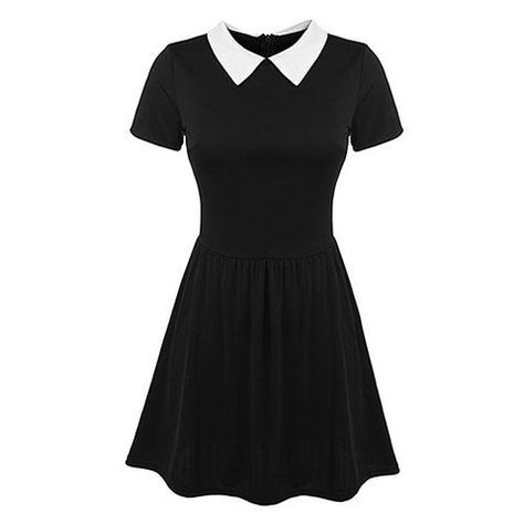 19 Best Wednesday Addams Costume Ideas for 2020 - Wednesday Addams Dresses & Outfits Costume Wednesday Addams, Doll Collar Dress, Wednesday Addams Costume, Dress Peter Pan Collar, Peter Pan Dress, Very Short Dress, Peter Pan Collar Dress, Doll Collar, Dress Halloween Costume