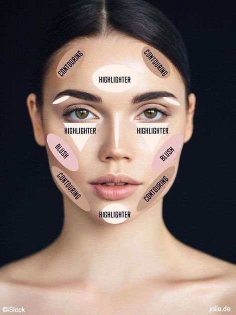 Makeup Recipes, Contour Tutorial, Makeup Tip, Natural Make Up, Makeup Hacks, Makeup Tips For Beginners, Trendy Makeup, Eye Makeup Tips, Contour Makeup