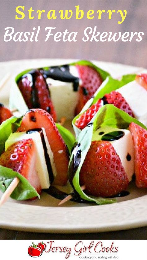 strawberry feta basil pin Strawberry Chocolate Cake, Strawberry Feta, Strawberry Basil, Recipes Potato, Light Appetizers, Best Appetizer Recipes, Summer Appetizer, Strawberry Chocolate, Appetizers Recipes