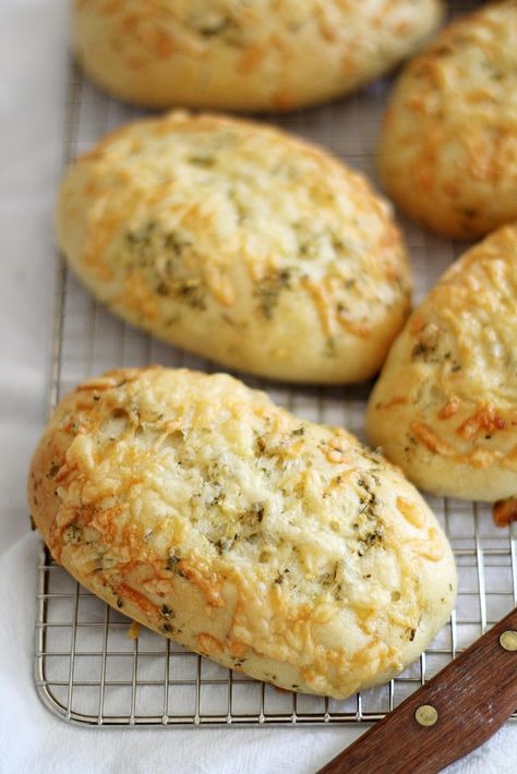 Hoagie Rolls, Asiago Cheese, Biscuit Rolls, Savory Bread, Yeast Bread, Asiago, Freezer Cooking, Herb Butter, Bread Machine