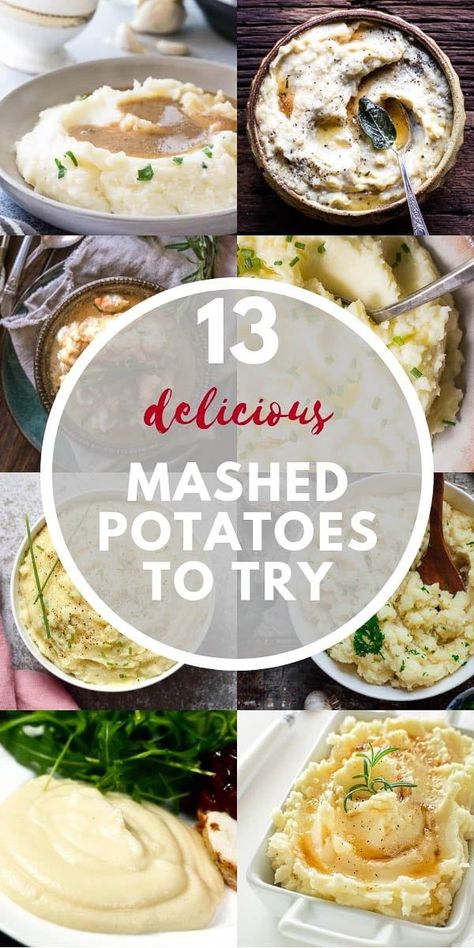 Ultimate mashed potatoes recipe collection. From classic to fancy, from stovetop to crockpot to pressure cooker, from fluffy to creamy, from vegan to loaded, there's every type of mashed potatoes one could request! #mashedpotatoes #sidedish #ThanksgivingSides Mashed Potato Variations, Potato Seasoning Recipe, Fancy Mashed Potatoes, Ultimate Mashed Potatoes Recipe, Flavored Mashed Potatoes, Delicious Mashed Potatoes, Ultimate Mashed Potatoes, Instant Mashed Potatoes, Best Mashed Potatoes