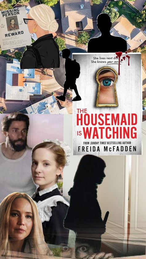 The housemaid is watching by Freida McFadden. #book #books #thriller #mystery #freidamcfadden #reading #thehousemaid ##summer #fiction The Housemaid Is Watching, The Housemaid Is Watching Aesthetic, The Housemaid Series, The Inmate Freida Mcfadden Aesthetic, Freida Mcfadden Books, The Housemaid Book Aesthetic, The Housemaid Book, Frieda Mcfadden, The Housemaid