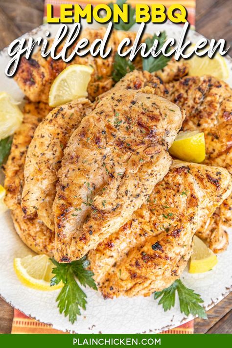 Easy Grilled Chicken Breast Recipes, Pepper Chicken Recipe, Grilled Chicken Breast Recipes, Fire Chicken, Recipes With Chicken And Peppers, Grilled Bbq Chicken, Easy Grilled Chicken, Bbq Chicken Recipes, Lemon Pepper Seasoning