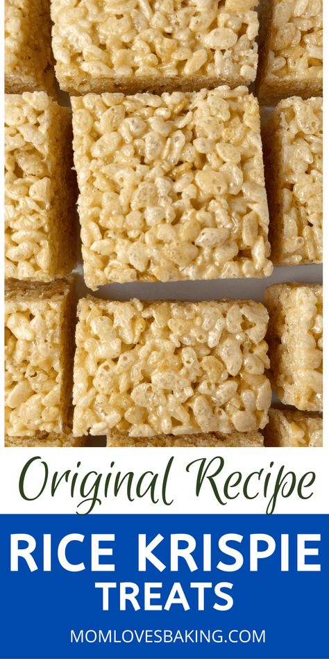 Rice Krispie Treats Original Recipe Classic Rice Crispy Treats Recipe, Rice Crispy Treats Recipe Original, Rice Krispie Treats Original Recipe, Rice Crispies Recipe, Homemade Rice Krispies, Rice Krispie Bars, Homemade Rice Krispies Treats, Rice Crispy Treats Recipe, Krispie Treats Recipe