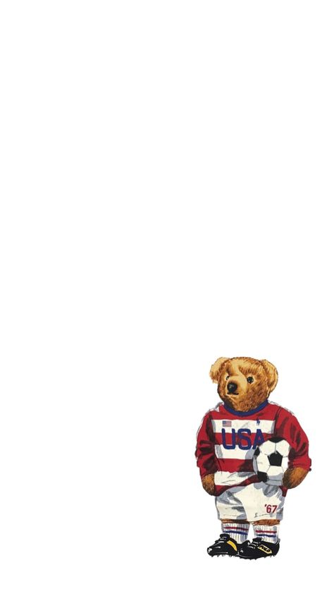 #ralphlaurent #wallpaper Polo Ralph Lauren Wallpaper, Polo Bear Ralph Lauren, Ralph Laurent, London Dreams, Polo Bear, Bear Wallpaper, Ipad Wallpaper, Retro Outfits, Your Aesthetic