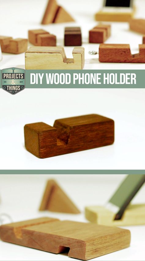 Diy Wooden Phone Holder, Tablet Holder Wood, Mobile Phone Stand Wood, Wood Phone Holder Handmade, Wood Scrap Projects Diy, Cellphone Holder Diy, Support Telephone Diy, Diy Wood Phone Stand, Wood Cell Phone Holder