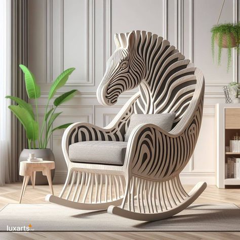 Animal Rocking Chair 🐾🪑 #AnimalRockingChair #WhimsicalSeating #ChildhoodJoy Bring enchantment to your child's room with the Animal Rocking Chair. Crafted in charming animal designs, these chairs offer both comfort and entertainment. Elevate playtime and relaxation with the Animal Rocking Chair, where every sway brings a smile. 🌟🦁🪑 https://luxarts.net/animal-rocking-chair/ Space Animals, Bear Theme, Fantasy Homes, Animal Designs, Rocking Chairs, Conceptual Design, The Untamed, Rustic Cabin, Home Design Decor