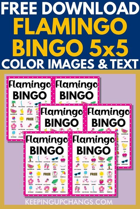 Flamingo Birthday Party Activities, Flamingo Birthday Party Games, Kids Flamingo Birthday Party, Margaritaville Party Games, Flamingo Crafts For Adults, Flamingo Party Games, Flamingo Games, Flamingo Bingo, Flamingo Birthday Theme