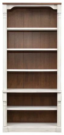 Martin Home Furnishings Durham Standard Bookcase | Wayfair Weathered White, Parker House, Riverside Furniture, Wood Bookcase, Manhattan Comfort, Luxury Loft, Boho House, Bush Furniture, Elegant Lighting